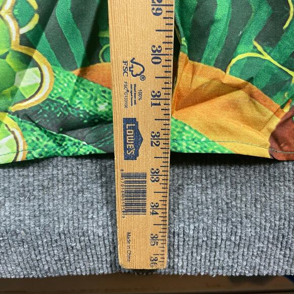 Misslook St. Patrick's Day Button Up Shirt Men's 4XL Green Geometric Allover - Picture 6 of 10